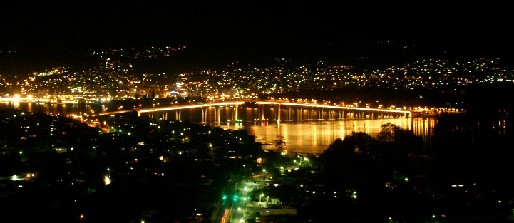 Night View of Bridge